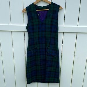 🙀Moffat Weavers Brand Plaid Tartan Dress 💜💚
